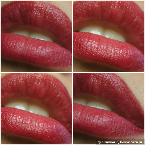 Бургундский глянец с помадой Uslu Airlines lipstick в оттенке CCS (Caracas, Simon Bolivar)