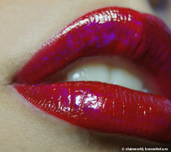 Голограммы и неон с Inglot AMC Lip Gloss #541