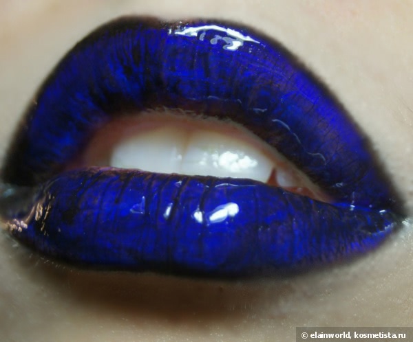 Голограммы и неон с Inglot AMC Lip Gloss #541