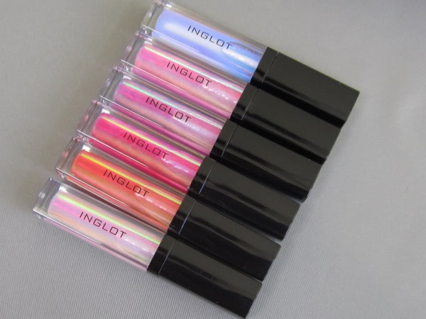 Голограммы и неон с Inglot AMC Lip Gloss #541