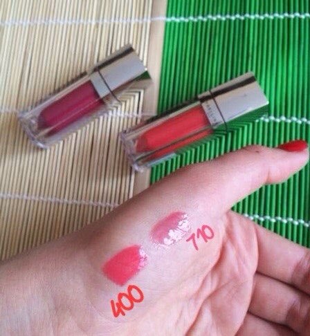 Maybelline New York Color Elixir Lip Lacquer 400 Alluring Coral & 710 Rose Redefined