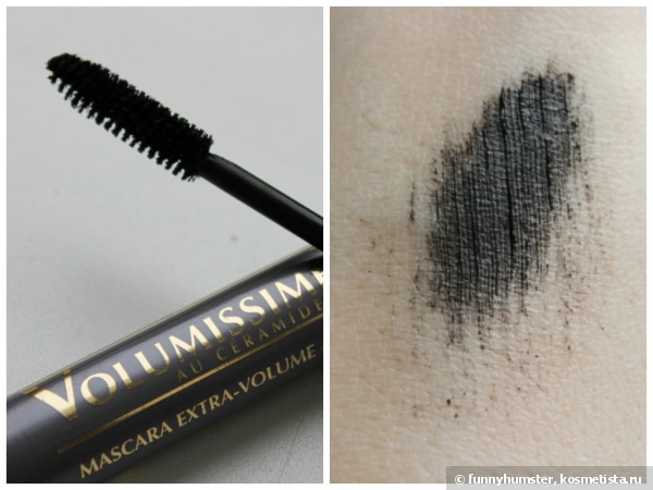 Тушь для ресниц Loreal Volumissime x4 Mascara Extra-Volume, оттенок черный