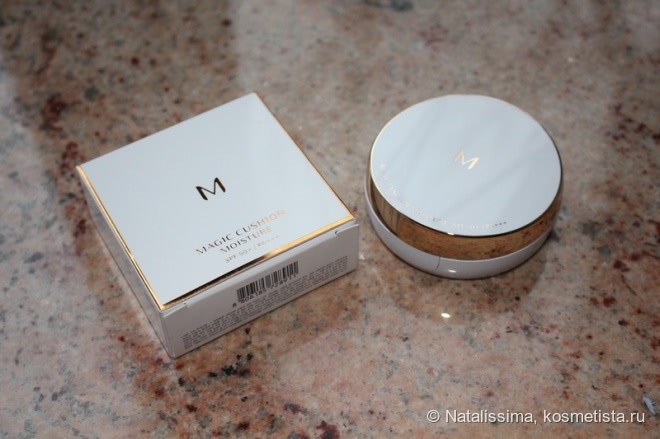 Невесомое тональное средство для приверед Missha M Magic Cushion SPF 50+/pa+++