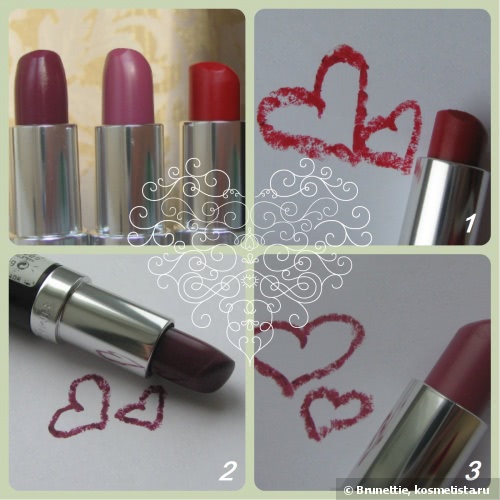 Помадная красота Rimmel Lasting Finish Lipstick в оттенках 170 Alarm, 120 Cutting Edge, 080 One of a Kind
