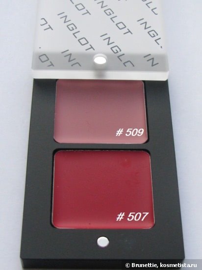 Классический красный и розовая зефирка, или Inglot Freedom System Square Lipstick Matte в оттенках №№ 507 и 509
