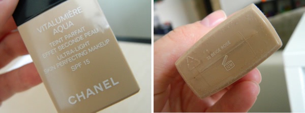 Chanel Vitalumiere Aqua Ultra Light Skin Perfecting Makeup SPF 15 оттенок 32 Beige rose