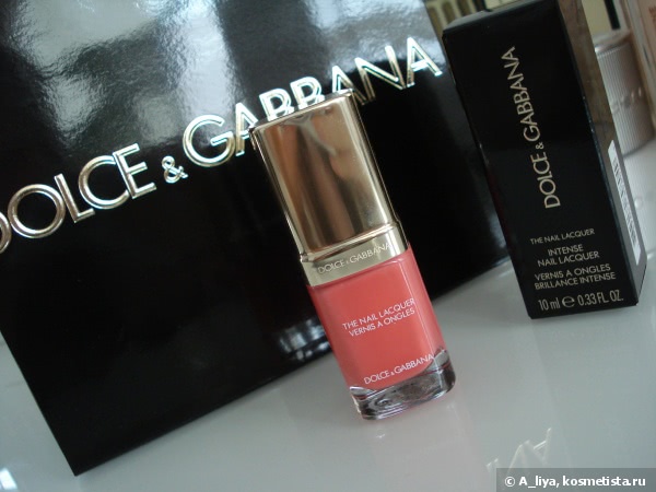 Dolce & Gabbana Intense Nail Lacquer #605 Cosmopolitan & #125 Fire