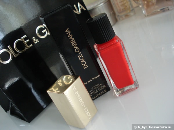 Dolce & Gabbana Intense Nail Lacquer #605 Cosmopolitan & #125 Fire