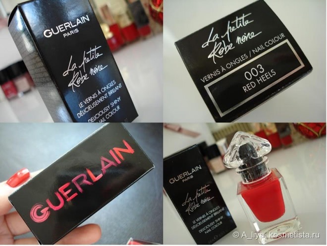 La petite Robe noire Guerlain Nail Colour # 003 Red Heels
