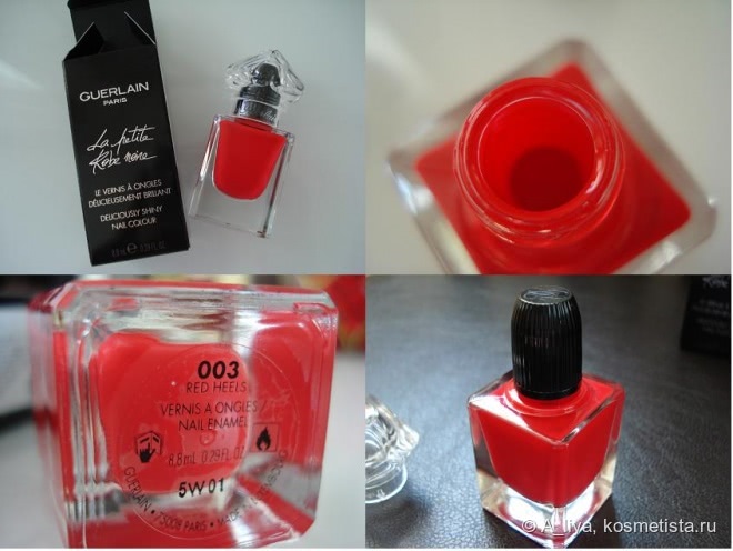 La petite Robe noire Guerlain Nail Colour # 003 Red Heels
