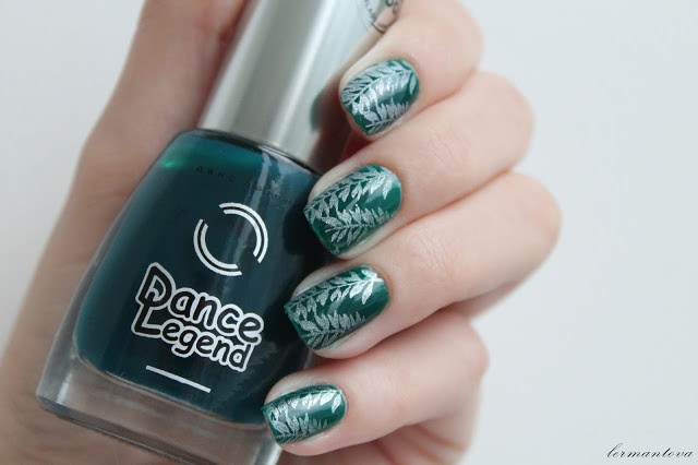 Dance Legend Эмаль Glass №1056 + Stamping BornPretty BP-19