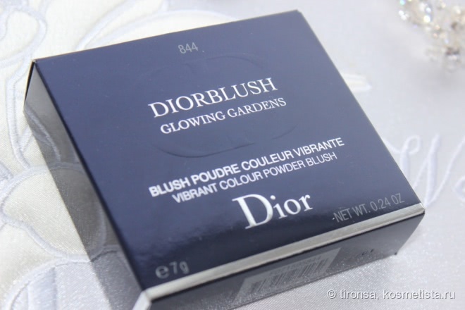 Скромный румянец. Румяна Dior Diorblush Glowing Gardens Vibrant Colour Powder Blush # 844 Floral Pink