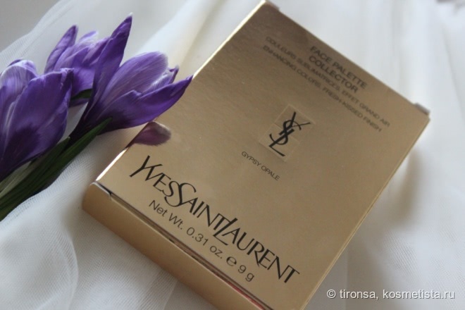 Розовый опал. Многофункциональная компактная пудра для лица YSL Palette Face Collector Gypsy Opale