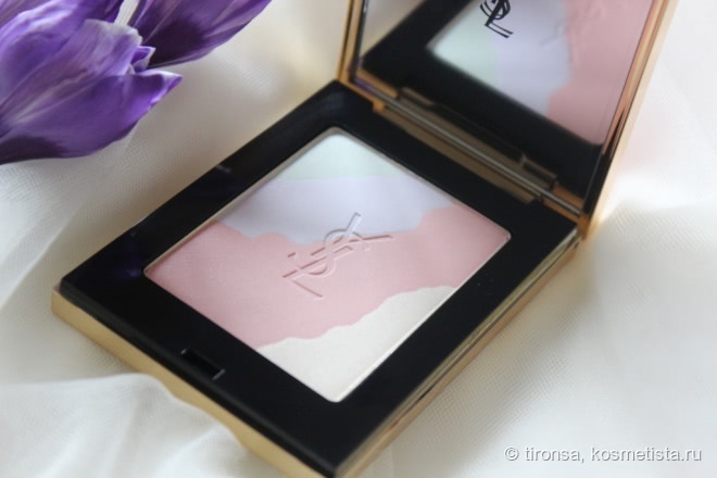 Розовый опал. Многофункциональная компактная пудра для лица YSL Palette Face Collector Gypsy Opale