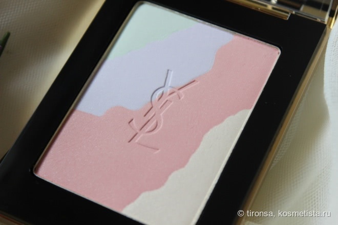 Розовый опал. Многофункциональная компактная пудра для лица YSL Palette Face Collector Gypsy Opale