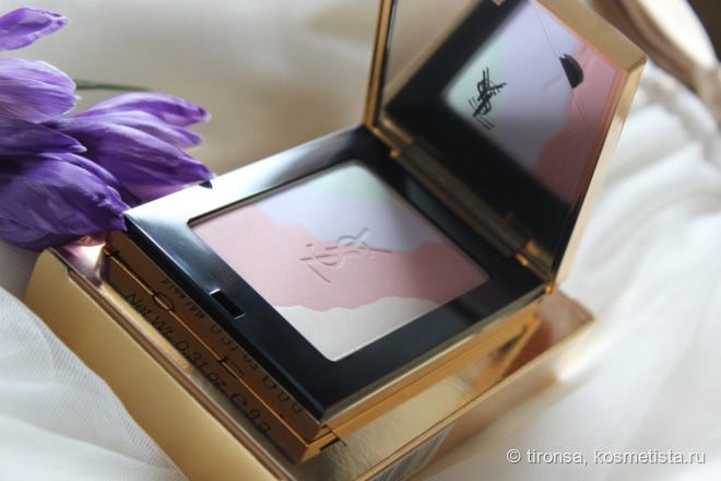 Розовый опал. Многофункциональная компактная пудра для лица YSL Palette Face Collector Gypsy Opale