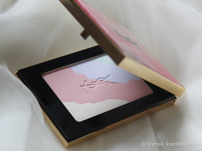 Розовый опал. Многофункциональная компактная пудра для лица YSL Palette Face Collector Gypsy Opale