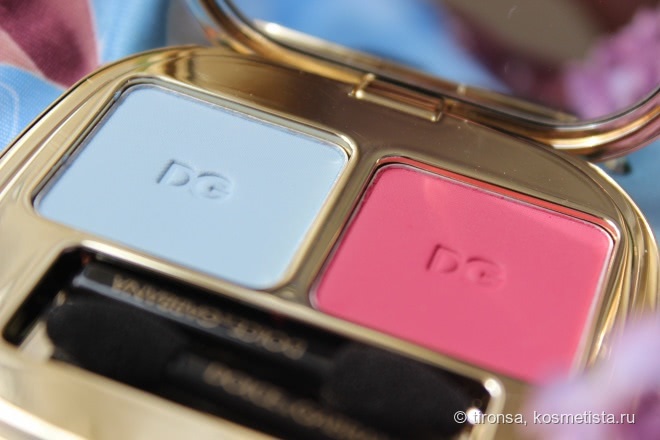 Сахарная вата. Dolce & Gabbana Smooth Eye Colour Duo Eyeshadow # 104 Summer Hue