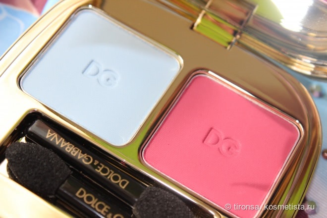 Сахарная вата. Dolce & Gabbana Smooth Eye Colour Duo Eyeshadow # 104 Summer Hue