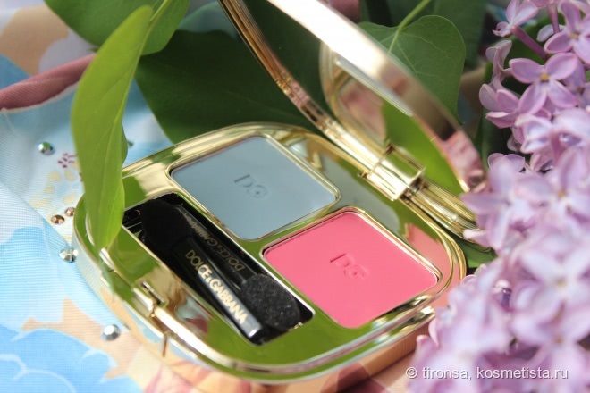 Сахарная вата. Dolce & Gabbana Smooth Eye Colour Duo Eyeshadow # 104 Summer Hue