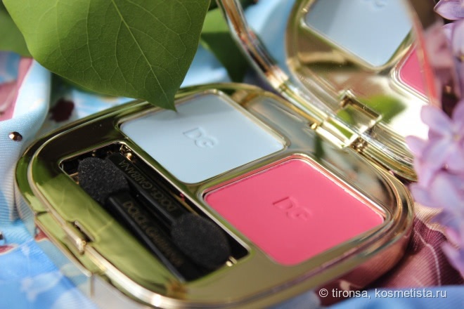 Сахарная вата. Dolce & Gabbana Smooth Eye Colour Duo Eyeshadow # 104 Summer Hue