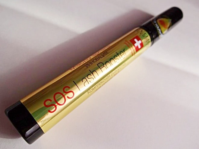 Секрет длинных ресниц: Eveline Cosmetics Sos Lash Booster with Argan Oil