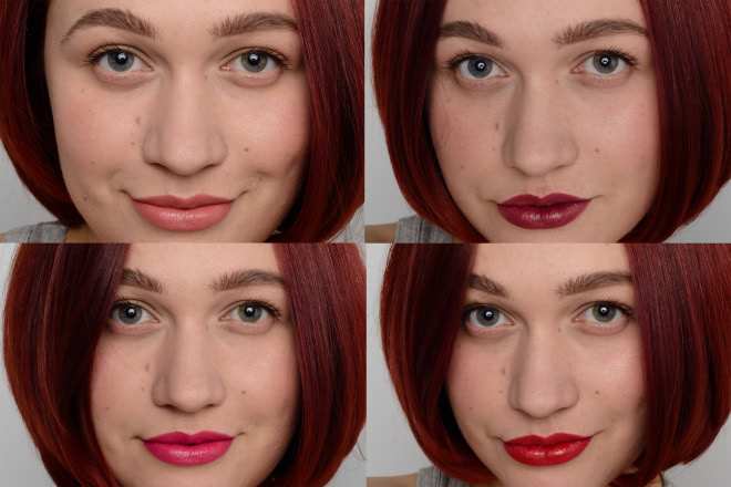 Неоновый Light It Up: Lipstick & Lip Mattifier – набор помад от американской марки Smashbox