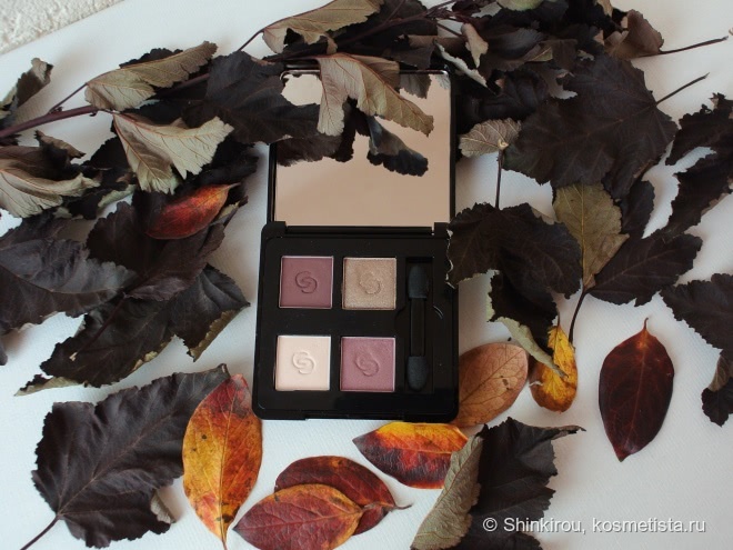 Палетка теней Oriflame Giordani Gold Eye Shadow Quad в оттенке 32077 Radiant Plum
