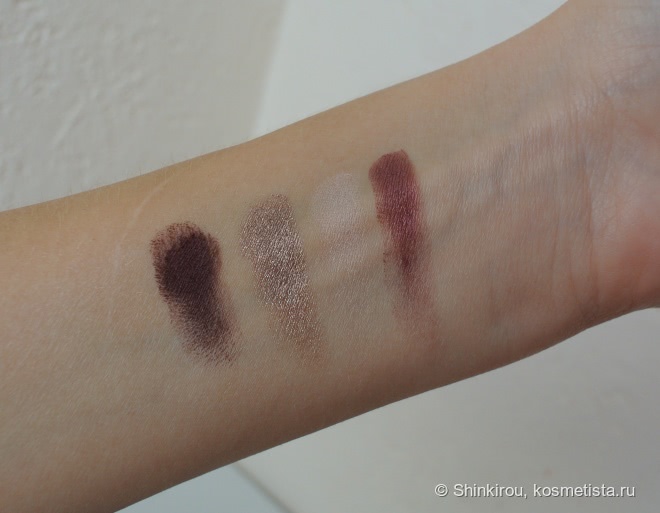 Палетка теней Oriflame Giordani Gold Eye Shadow Quad в оттенке 32077 Radiant Plum