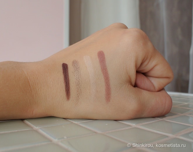 Палетка теней Oriflame Giordani Gold Eye Shadow Quad в оттенке 32077 Radiant Plum