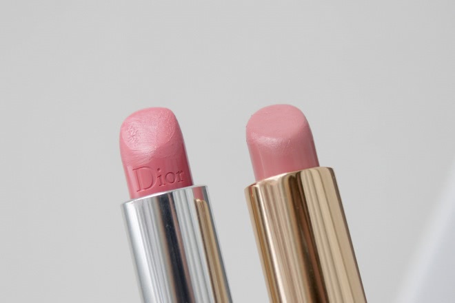 Если вы в поисках розового нюда, тогда вам сюда Rouge Dior Nude Lip Blush Voluptous Care № 263 Swan и Estee Lauder Pure Color Envy Sculpting Lipstick № 120 Desirable