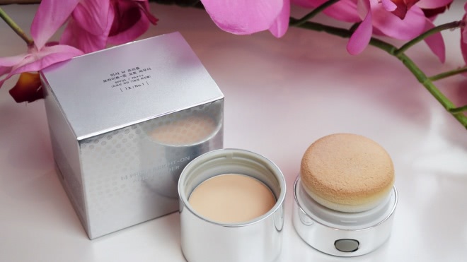 Пудра с вибрирующим спонжем Missha M Prism Bright-On Auto Powder