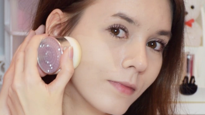 Пудра с вибрирующим спонжем Missha M Prism Bright-On Auto Powder