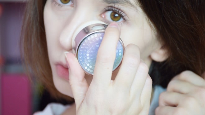 Пудра с вибрирующим спонжем Missha M Prism Bright-On Auto Powder
