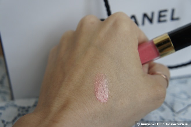 Не сложилось с Chanel Levres Scintillantes Glossimer Brilliant Extreme, в оттенке #161