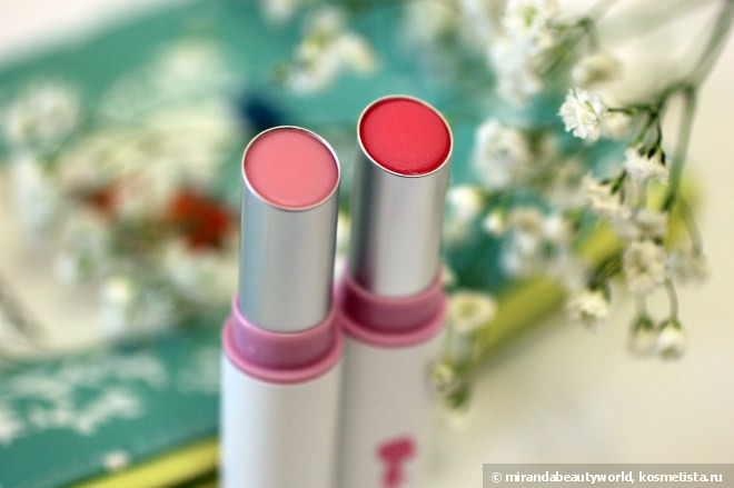 Тинт для губ Yadah Lovely Lip Tint Stick оттенки peach и strawberry - идеальные тинты с увлажняющими свойствами