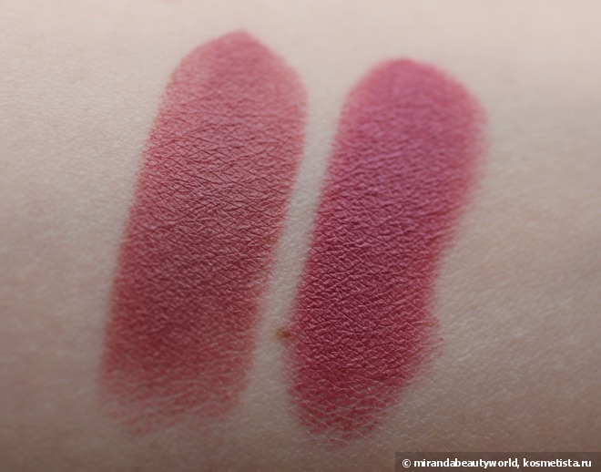 Губная помада Nyx Matte Lipstick - популярные помады, оттенки MLS 11 Tea Rose(чайная роза) и MLS 15 Whipped Caviar