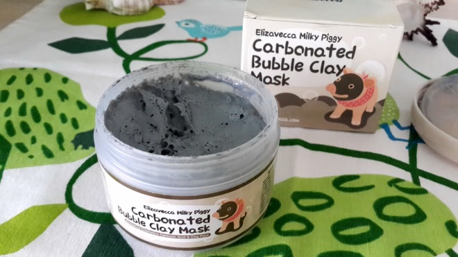 Пенисто-пузырчатый прикол от Elizavecca Milky Piggy. Carbonated Bubble Clay Mask. Очищающая пенно-глиняная маска. Есть