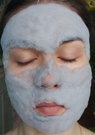 Пенисто-пузырчатый прикол от Elizavecca Milky Piggy. Carbonated Bubble Clay Mask. Очищающая пенно-глиняная маска. Есть