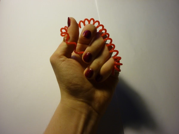 Резинка-браслет для волос InvisiBobble The Traceless Hair Ring Raspberry Red