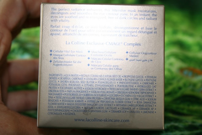 Глаза - зеркало души. Маски для ухода за ними La Colline Cellular Vital Eye Mask и Ainhoa Sensitive Eye Gel Mask
