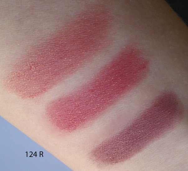 Тени Inglot Freedom System Rainbow Eye Shadow 126R и 124R