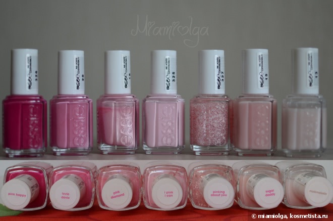 Ода нежности и женственности или 7 моих розовых лаков Essie Nail Polish