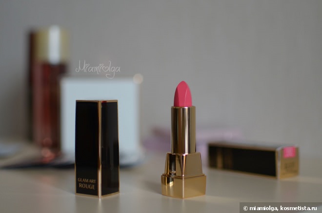 Обзор декоративной косметики Missha: пудра Signature Science Blanc Pact, румяна M Prism Dot Block Blusher и помада Signature Glam Art Rouge