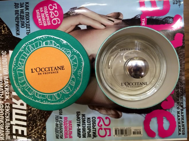 Вкусное Рождество с L'Occitane Pierre Herme Pamplemousse Rhubarbe