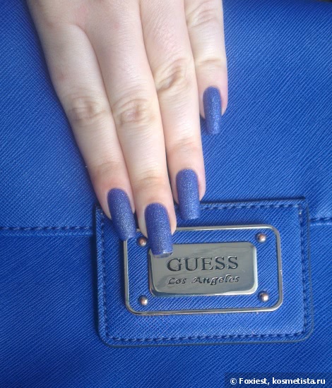 Ga-De Crystallic Matte Nail Color 55 Blue Sugar