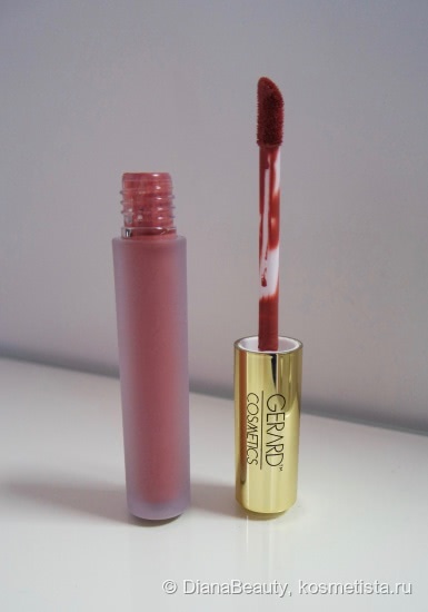 Идеальная матовая помада найдена! Gerard Cosmetics Hydra-Matte Liquid Lipstick в оттенке Serenity