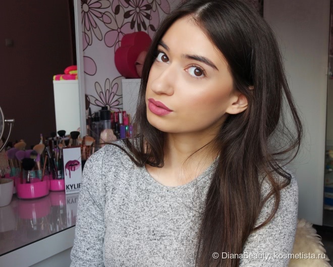 Та самая труднодоступная нашумевшая новинка - Lip Kit by Kylie Jenner в оттенке Posie K