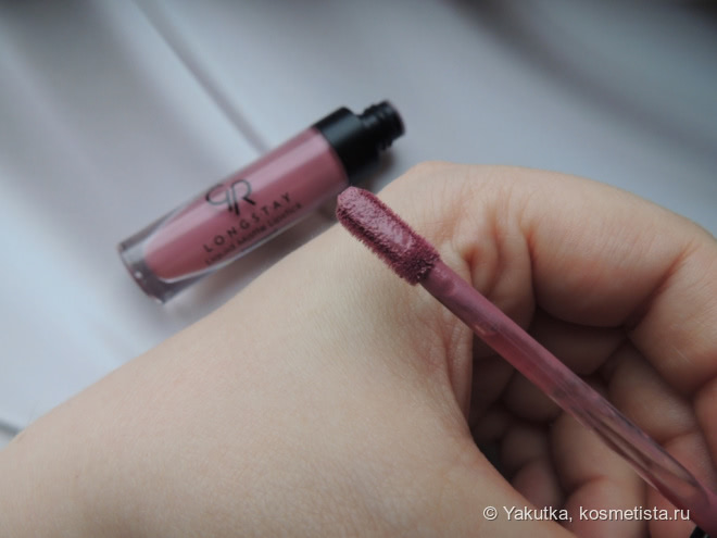 Не расстаемся месяц. Golden Rose Longstay liquid matte lipstick kissproof 03