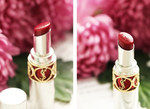 YSL Volupte Sheer Candy Glossy Balm Crystal Color # 5 Mouthwatering Berry